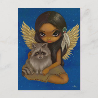 "Brother Raccoon" Postcard
