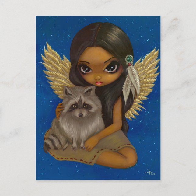 "Brother Raccoon" Postcard (Front)