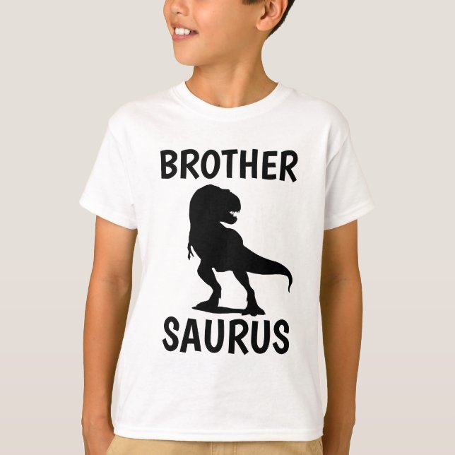 BROTHER SAURUS Funny T-shirts (Front)
