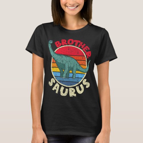 Brother Saurus I Brachiosaurus Diplodocus I Family T_Shirt