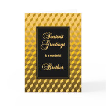 Brother Seasons Greetings Golden Effect Blocks