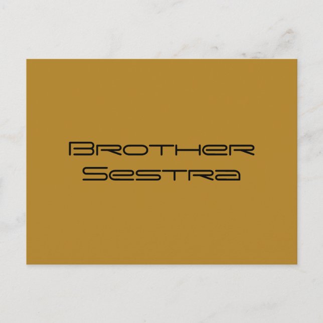 Brother SESTRA Orphan Black,transgender clone, geo Postcard (Front)