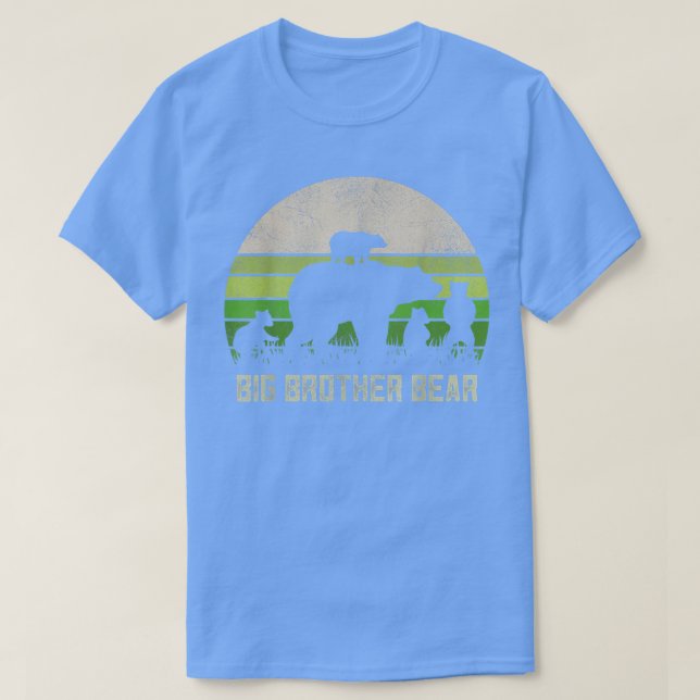 Brother Shirts From Siblings, 4 Cub Bro Sis Big Br (Design Front)