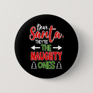 Brother Sister Christmas Gift Button