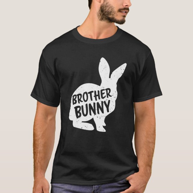 Brother Son Bunny Matching Group Funny Family East T-Shirt (Front)