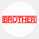 Brother Stamp Classic Round Sticker