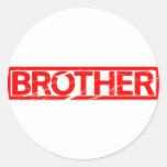 Brother Stamp Classic Round Sticker