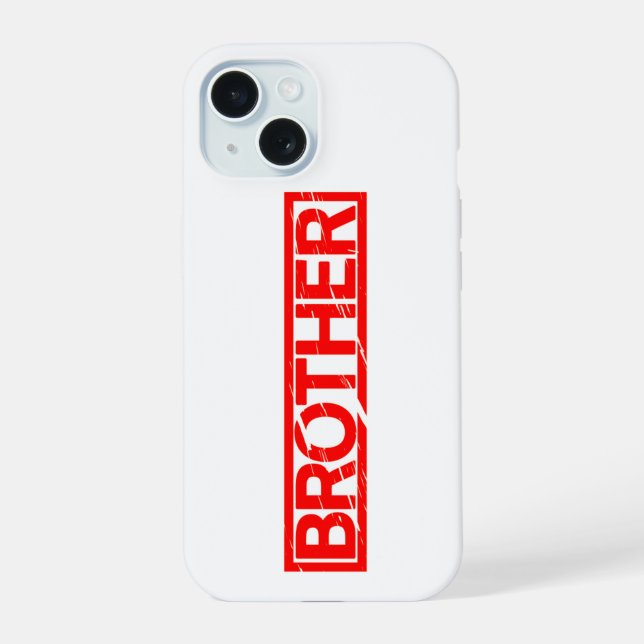 Brother Stamp Iphone Case (Back)