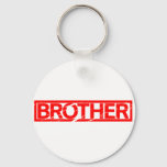 Brother Stamp Keychain