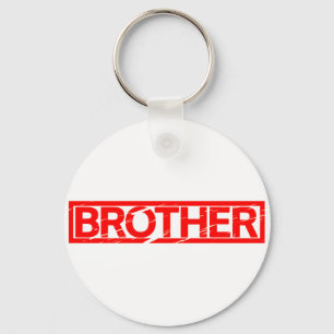 Brother Stamp Keychain
