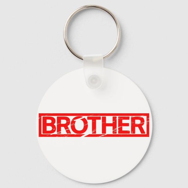 Brother Stamp Keychain (Front)