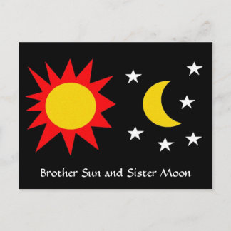 BROTHER SUN and SISTER MOON Postcard