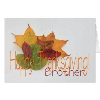 Brother  Thanksgiving Foliage by studioportosabbia at Zazzle