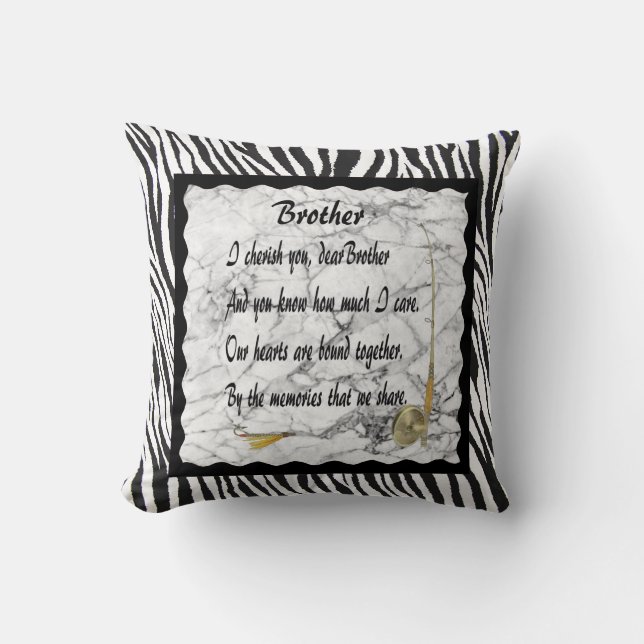 BROTHER Throw Pillow (Front)