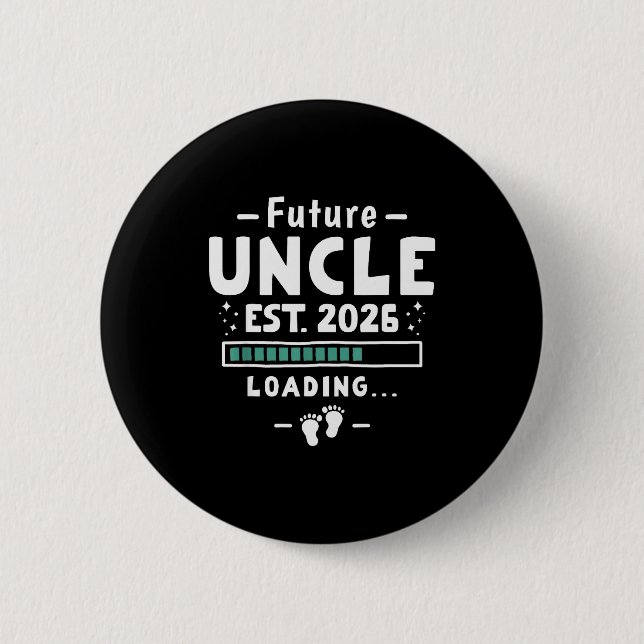Brother To Uncle Pregnancy Announcement - Future U Button (Front)