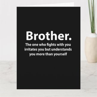 Brother Typography Brother