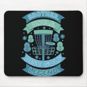Brother Uncle Disc Golf Legend Nner Mouse Pad