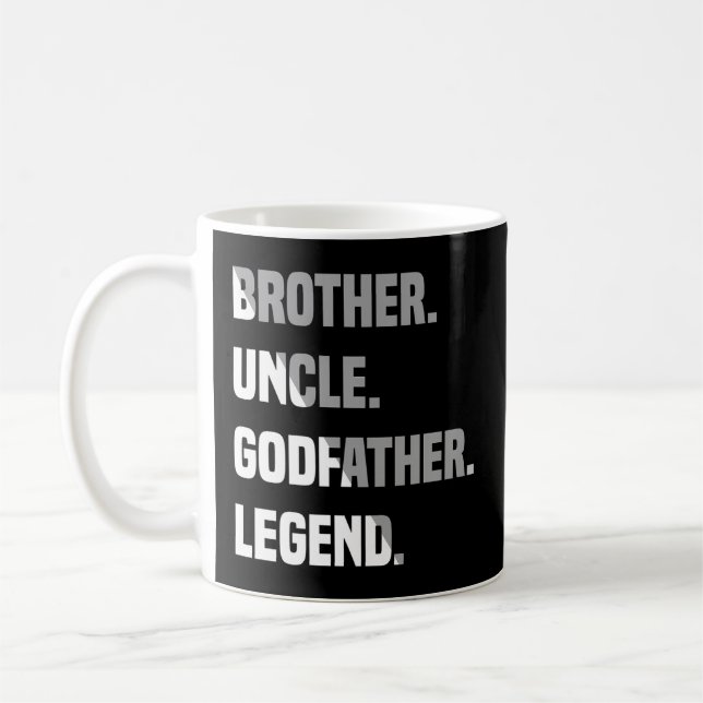 Brother Uncle Godfather Legend Coffee Mug (Left)
