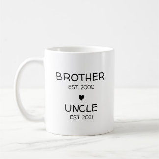 Brother Uncle Pregnancy Announcement Baby Reveal Coffee Mug