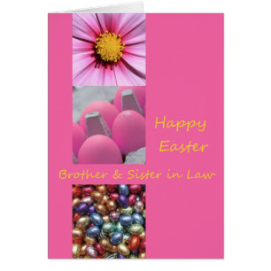 Brother & Wife Happy Easter Cards