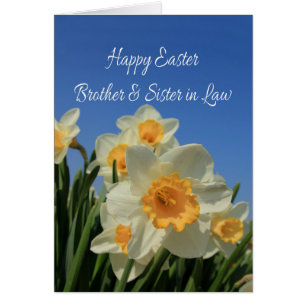 Brother & Wife Happy Easter Cards