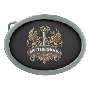 Brotherhood Cigar Company  Belt Buckle
