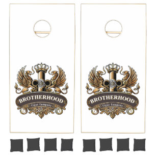Brotherhood Cigar Company Cornhole Set