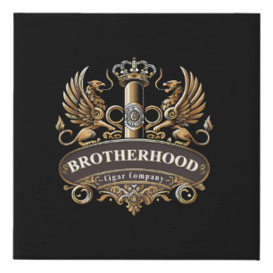 Brotherhood Cigar Company Faux Canvas Print