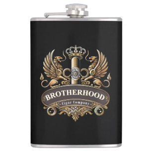 Brotherhood Cigar Company Flask