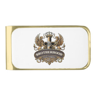 Brotherhood Cigar Company Gold Finish Money Clip