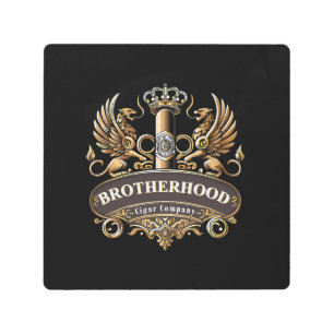 Brotherhood Cigar Company Metal Print