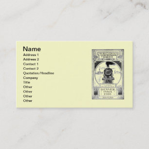 Brotherhood of Locomotive Firemen & Enginemen Business Card
