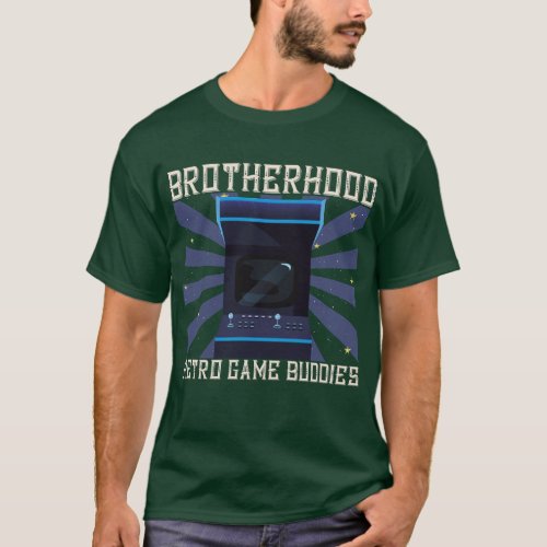 Brotherhood ver3  Retro Game Buddies T_Shirt