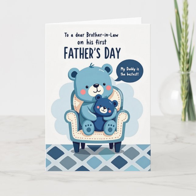 Brotherinlaw Azure Bear Card (Front)