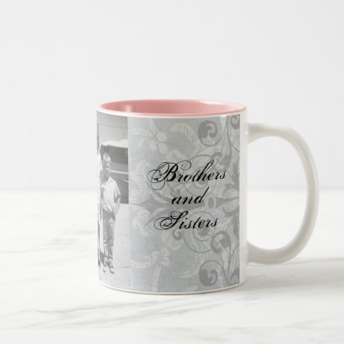 Brothers and SistersSomeone to lean on  tell on Two_Tone Coffee Mug