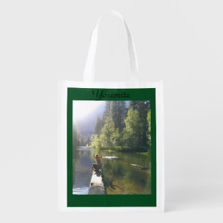 Brothers at Yosemite Reusable Grocery Bag