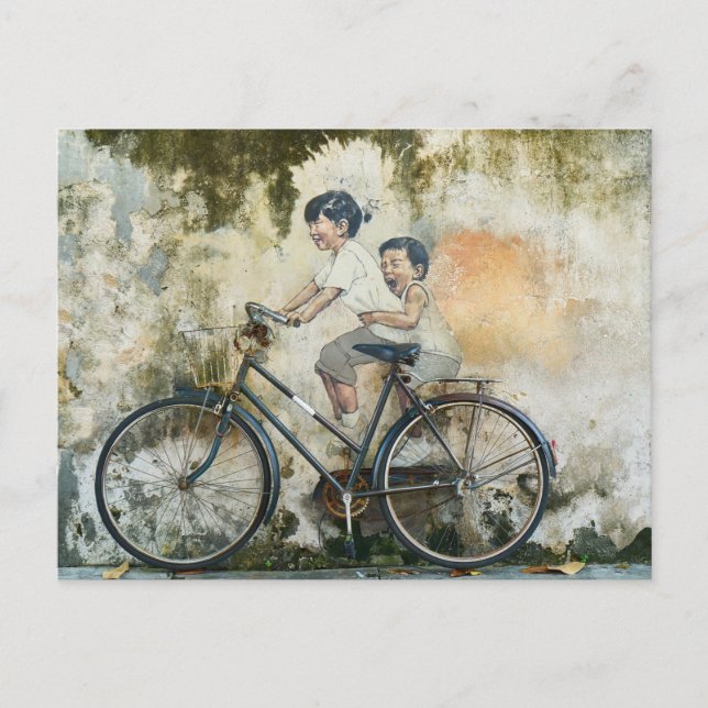 Brothers Bicycle  Postcard (Front)