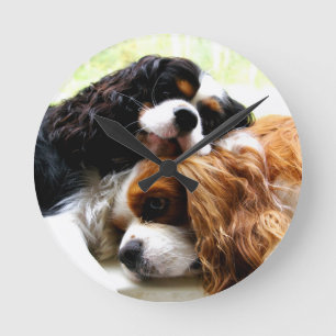 Brothers Cavaliers Round Clock