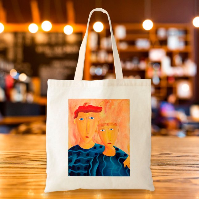 Brothers Contemporary Art Painting  Tote Bag (Creator Uploaded)
