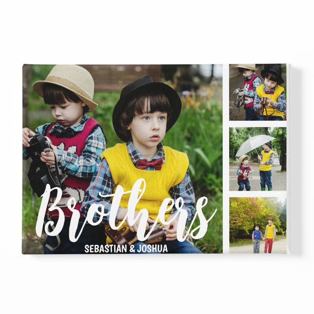 Brothers Customized Photo Collage Plaque (Creator Uploaded)
