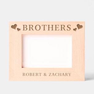 Brothers Engraved Frames