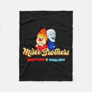 Brothers Heating & Cooling Christmas Fleece Blanket