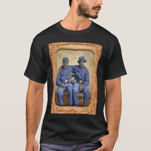 Brothers in Arms Civil War Union Soldiers 1860 C T_Shirt