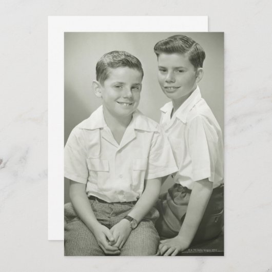 Brothers in Studio (Front/Back)