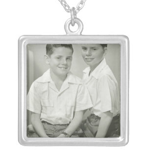 Brothers in Studio Silver Plated Necklace