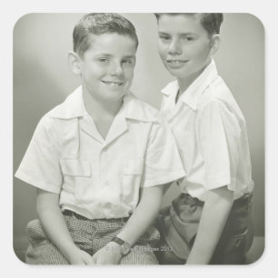Brothers in Studio Square Sticker
