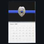 Brothers Keeper Badge Thin Blue Line Calendar<br><div class="desc">"Proud To Be My Brother's Keeper" is beautiful, original Thin Blue Line calendar arwork that will remind you of all significant dates of the year including the most important date of all, Peace Officers Memorial Day. Our calendar looks great in the home or office. Leave us a LIKE on our...</div>