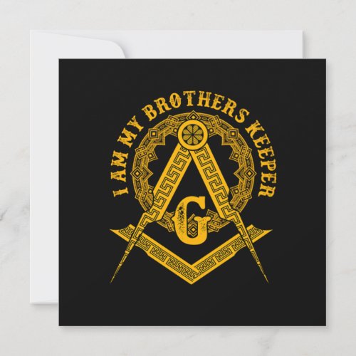 Brothers Keeper Illuminati Symbol Masonic Conspira Invitation