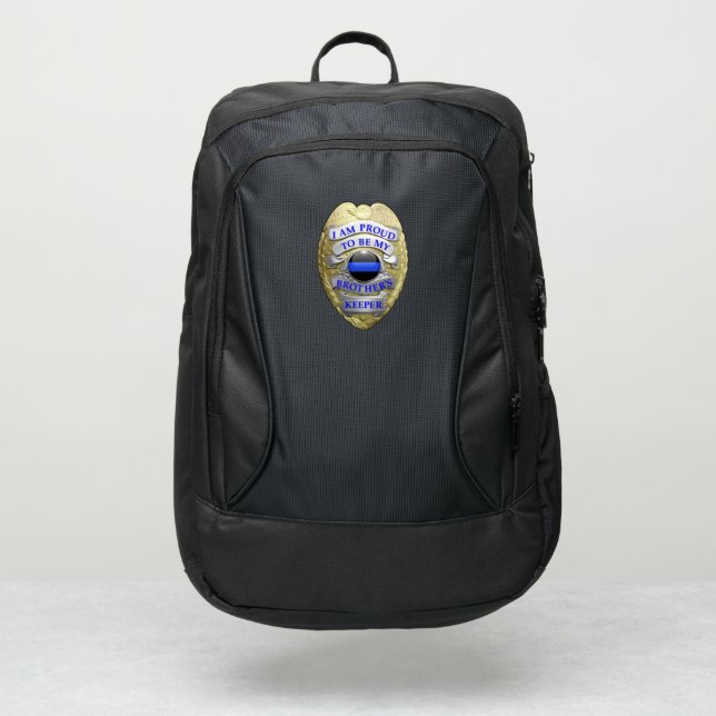 Brothers Keeper Police Badge Port Authority® Backp Backpack (Front)