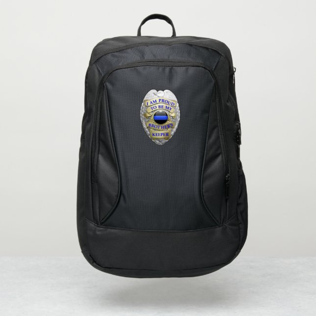 Brothers Keeper Police Badge Port Authority® Backpack (Front)